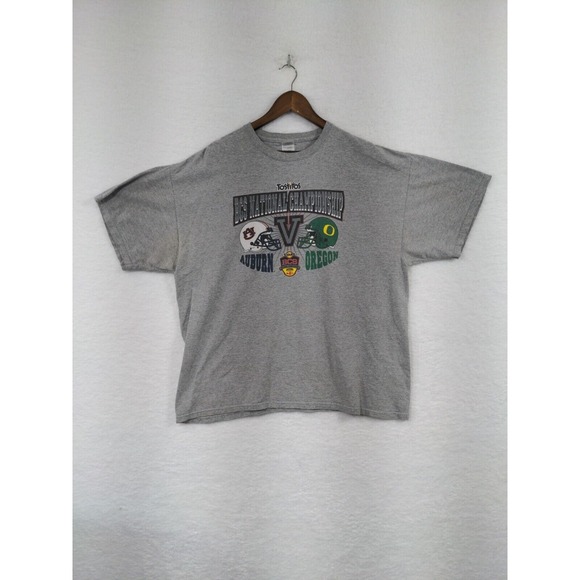 Oregon Ducks Auburn Tigers BCS National Championship Game Tee 2XL - Picture 1 of 10